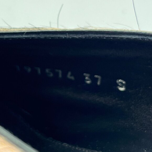 Alexander McQueen Leopard Calf Hair Mules Size 37 Open Square Toe Slip-On - Picture 10 of 16